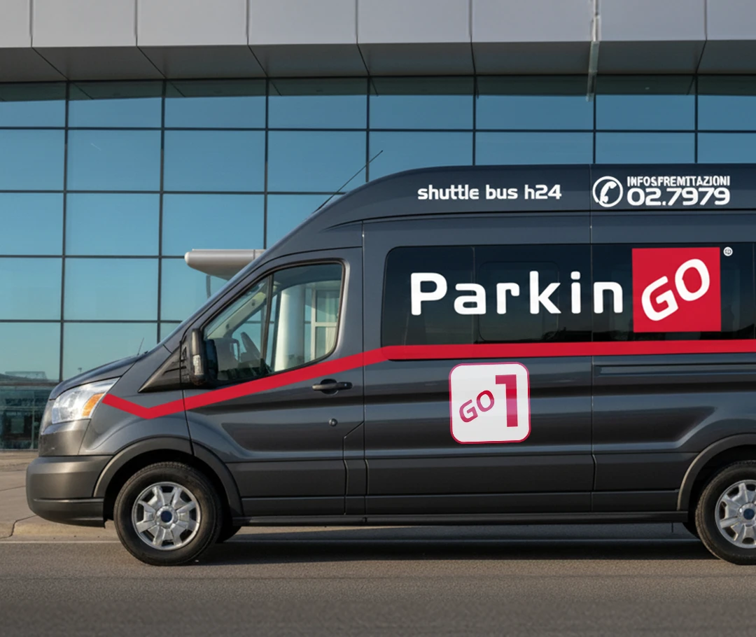 Parkplatz GO1 ParkinGO Bergamo Orio al Serio BGY, 3 Minuten vom Terminal