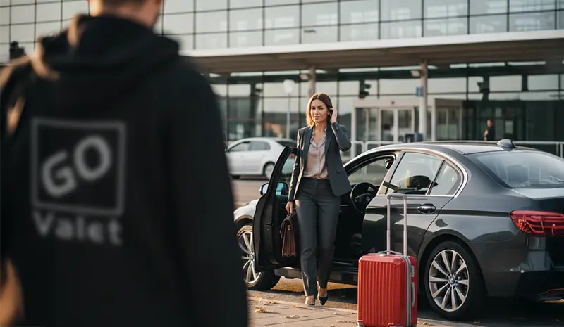 GO Valet car valet taking the car