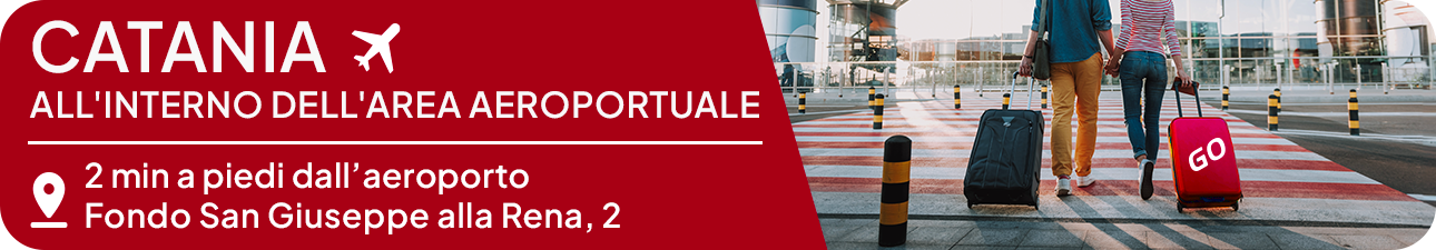 A Catania raggiungi l'aeroporto a piedi in due minuti
