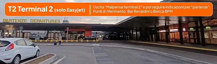 Mappa govalet Malpensa terminal 2